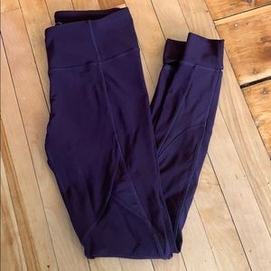 Eggplant workout leggings